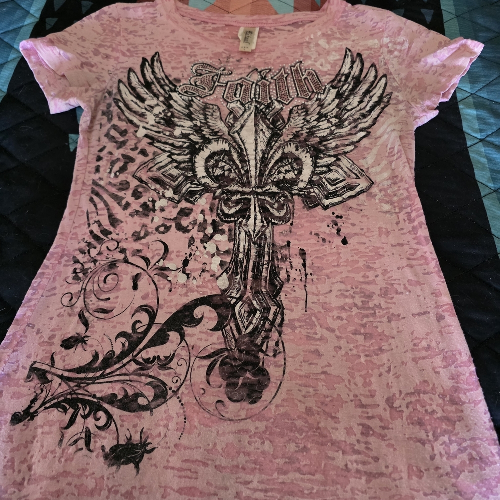 Pink Graphic Short Sleeve Tee